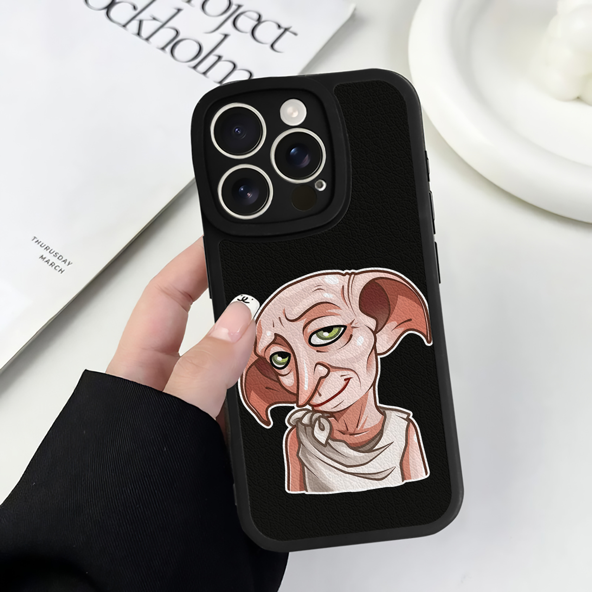 （画像用） Harry Potter ハリー・ポッターシリーズ 【iPhone 16シリーズ対応】シリコンスマホケース（レザー調） 材質：シリコン